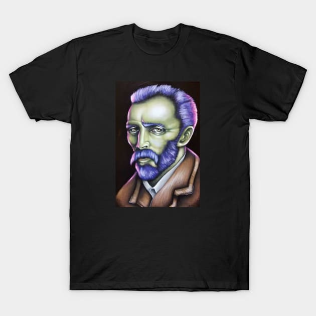 Vincent Van Gogh T-Shirt by Toby Sasquatch